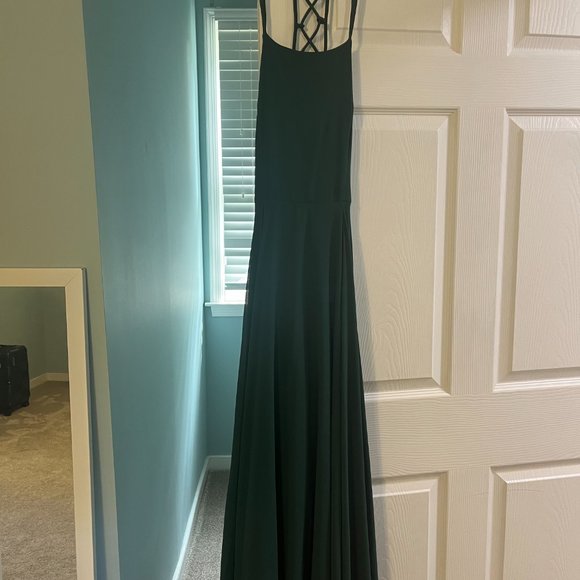 Lulus Green Prom Dress - Picture 3 of 4